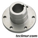 Brida de acoplamiento entre bomba hidráulica con eje de chaveta y arbol de transmisión en compactadores Geesink GPM II.Compatible con referencia original Geesink 281294* 