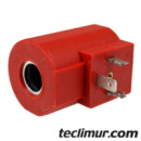 Bobina para bloque de control principal en compactadores Geesink GPM 3. Compatible con referencias originales Geesink P-39500-9039* / P395009039* / 46119 