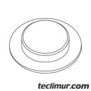 Tapa cubierta para cilíndro hidráulico de elevación de la cola referencia 55113. Compatible con referencia original FAUN 5222576*