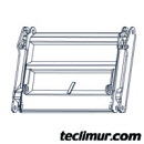 Trineo para placa de la prensa de compactadores Faun Variopress fabricados a partir de 1994 .Compatible con referencia original FAUN 5202560* / RS0001* / PS421101P* / 1568184*. 