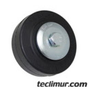 Rueda completa con nucleo central para barredoras RAVO. Compatible con la referencia original de Ravo 4240101*. 