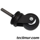 Soporte completo con rueda para boca de aspiración en barredoras Ravo. Compatible con la referencia original de Ravo 4240080*. 