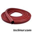 Junta de estanqueidad para el portón trasero de descarga en barredoras Johnston series VT /VS / AJ.  Compatible con referencia original Johnston 281777-1*