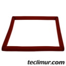 Junta de sellado para el portón lateral de inspección en barredoras Johnston series VT y VS. Compatible con referencia original Johnston 281217-1* / 9699-1-A* 