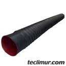 Manguera reforzada para trompa de aspiración tramo superior en barredoras Johnston de diámetro 6 (152.4 mm.). Compatible con referencia original Johnston 6004-1-C*