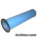 Filtro de aire interno de seguridad para conjunto filtro de aire referencia 95454/1* del motor Perkins en barredoras Johsnton series 600/605/650. Compatible con referencia Johnston 61026-3*