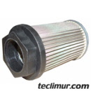 Filtro de succión para depósito de aceite hidráulico en barredoras Johsnton VT / VS. Compatible con referencia Johnston 15411* 