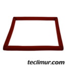 Junta de sellado para la puerta de inspección en el portón trasero barredoras Johnston series 600 /625 /700 / A / AJ. Compatible con referencia original Johnston 9699-1-A* 