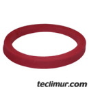 Junta anular interior para conducto de aspiración sombrero de copa en barredoras Johnston series 600 /625 /700 / A / A. Compatible con referencia original Johnston 5028-1* 