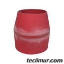 Manga flexible 8 de goma para protección base de la trompa de aspiración en barredoras Johnston . Compatible con referencia original Johnston 15892-1-A*