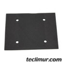 Junta de estanqueidad para cubierta de la viga superior de la tolva en barredoras Ravo 4000. Compatible con referencia original Ravo 4210050* 