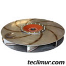 Helice de diámetro 800 mm. para turbina de aspiración en barredoras Johnston series 600 /625 /700 / A / AJ. Compatible con referencia original Johnston 93880-1*