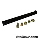 Juego de sustitucion para el eje de cepillo central en barredoras Johnston series VT/VS. Compatible con referencia original Johnston 283183-1* / 2831831*