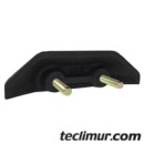 Patin lateral para conjunto boca aspiración de barredora Schmidt Swingo 200. Compatible con referencia original Schmïdt 15090052* 