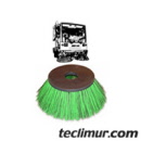 Cepillo lateral para barredora Ravo modelos 330 /340 en composición mixta de Poly / Acero. Compatible con referencia original Ravo 4211010*