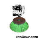 Cepillo lateral para barredora Ravo modelo 4000 en composición mixta de Poly / Acero. Compatible con referencia original Ravo 4211010*