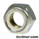 Tuerca autoblocante M8 para fijacion de plataforma del estribo en compactadores Haller X2.Compatible con referencias originales de Haller 355250* /  355.250* /  355 250* 