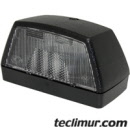 Lampara superior para iluminacion de la placa de matricula en compactadores Haller X2 / Faun. Compatible con referencias originales de Haller 350158* / 350.158* / 350 158*