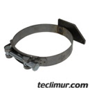 Abrazadera para Interruptor de final de carrera con accionamiento de resorte con muelle para el cilindro de la placa de la prensa en la seccion trasera de compactadores Haller X2. Compatible con referencias originales de Haller 405747* / 405.747* / 405 747*